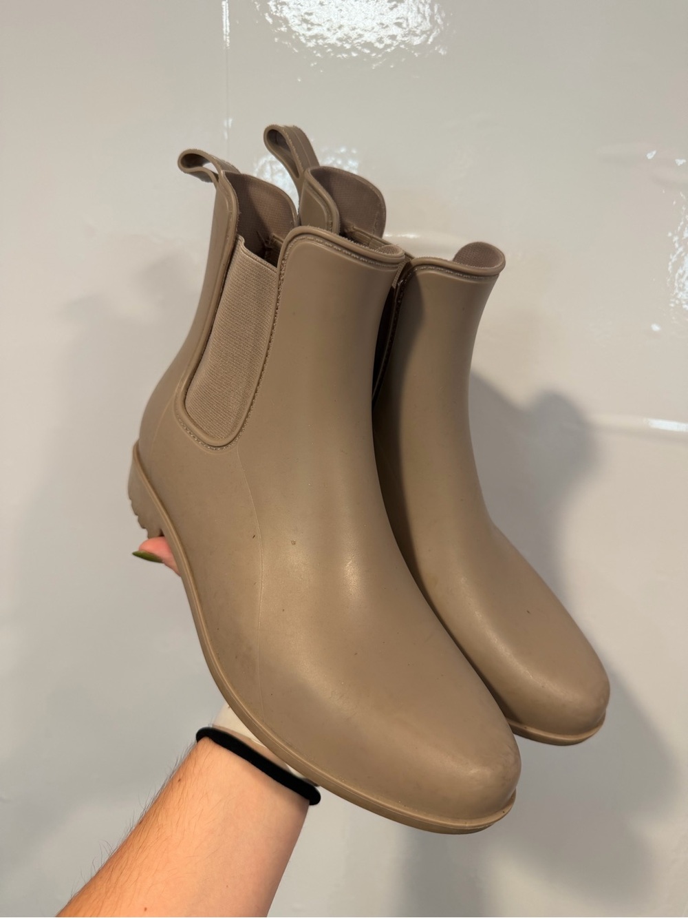 Women's Target Chelsea Rain Boots in Taupe